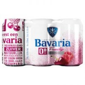 Bavaria 0.0% fruity rosé blik alcoholvrij bier