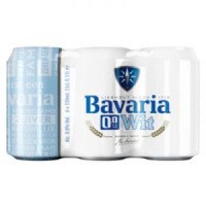 Bavaria 0.0% wit blik alcoholvrij speciaal bier