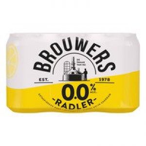 Brouwers Radler 0.0 blik