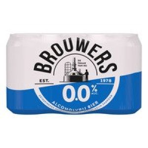 Brouwers Bier 0.0 blik