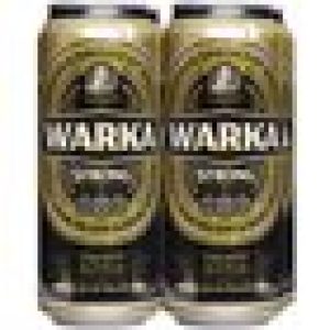 Warka Strong bier blik 4 x 50 cl