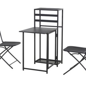 SIENA GARDEN Balkonmeubelset »Palma« 3-delig (2 stoelen + 1 tafel (inklapbaar))