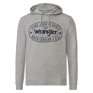 Wrangler Heren hoody met groot logo