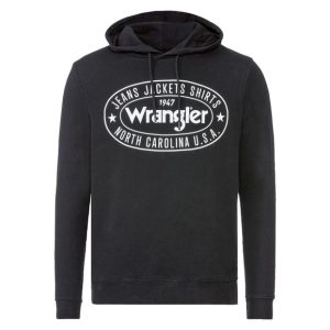 Wrangler Heren hoody met groot logo