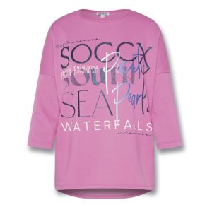 Soccx Dames shirt met 3/4 mouwen (M/L