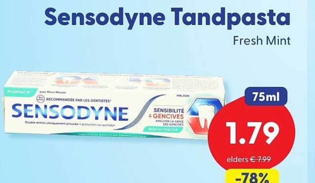 Sensodyne Aanbieding