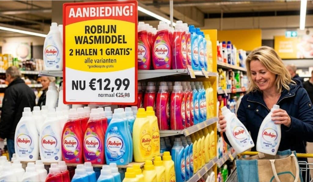 Robijn Wasmiddel Aanbieding