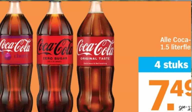 Coca Cola folder volgende week: aanbiedingen, acties en kortingen