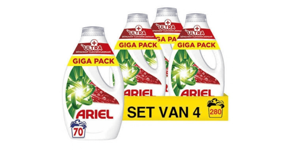 Ariel wasmiddel aanbieding
