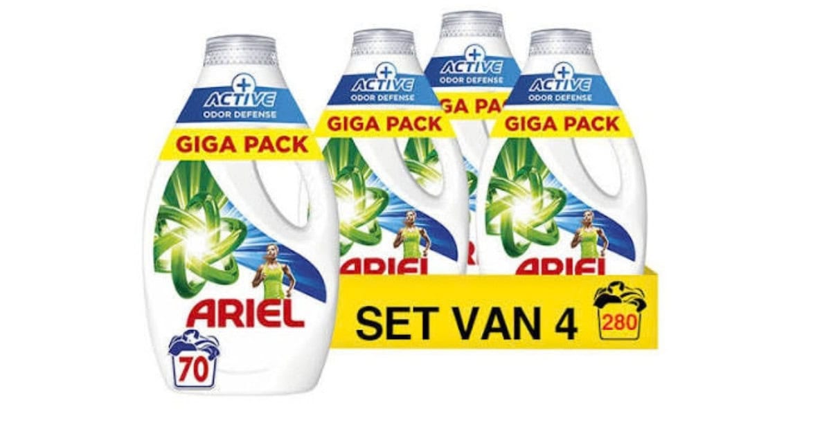 Ariel wasmiddel aanbieding