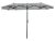 Schneider Dubbele parasol (niet geïdentificeerd, Zilvergrijs)
