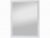 SPIEGELPROFI Klassieke spiegel goud, zilver of wit (55 x 70 cm, Wit)