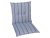 GO-DE Textil Tuinstoelkussens (Blauw, Stoelkussens voor stoelen met een lage rugleuning)