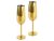 ECHTWERK Sekt-/champagneflutes (champagne, 2-delig, Goud)