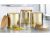 Esmeyer Porseleinen dozen met bamboedeksel set van 3 (15 cm, Champagne)