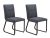 Homexperts 2 stoelen Tilda (stoel, Donkergrijs)
