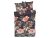 LIVARNO home Satijnen dekbedovertrek 240 x 220 cm (Zwart/bloemen)