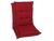 GO-DE Textil Tuinstoelkussens (Kersenrood, Stoelkussens voor stoelen met een normale rugleuning)