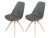 LIVARNO home 2 eetkamerstoelen