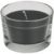 Duni Ibiza black kaars in glas